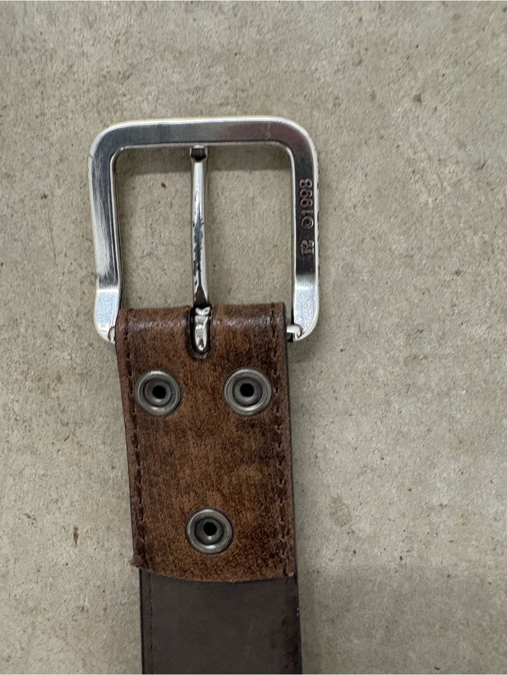 Classico Italia Men's Brown Dress Belt Adjustable Buckle Size 36-38